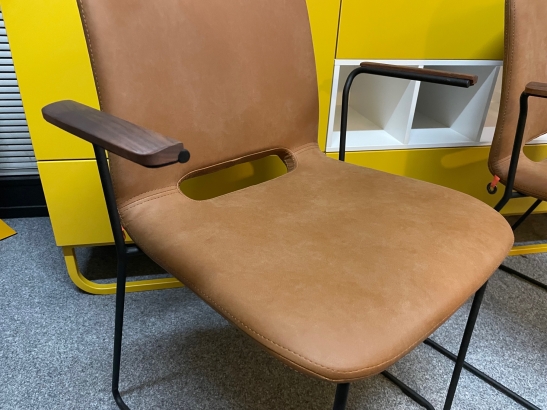 Nr. 48 I Angebot SALE % / Mobitec Stuhl Pamp / 2 Stühle im Set / Stoff / Ausstellungsware sofort verfügbar